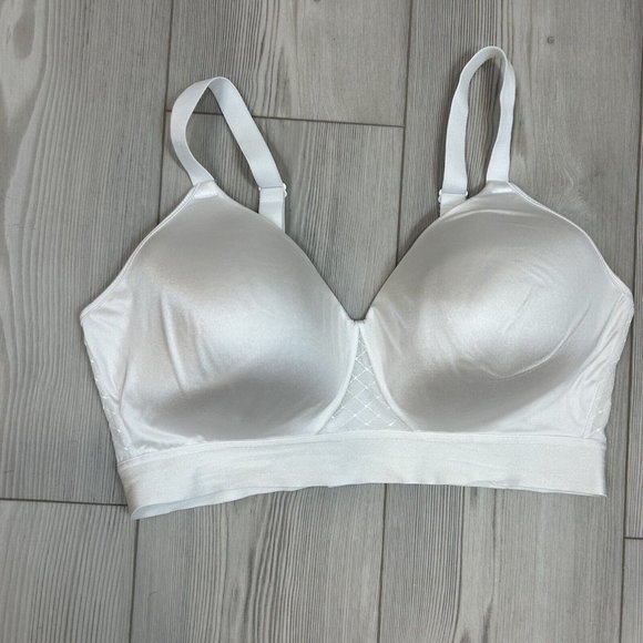 Bali One Smooth U Bounce Control Wireless Full-Coverage Bra 3458 Size 40D White - Picture 2 of 7